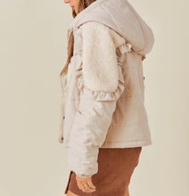 Load image into Gallery viewer, Sherpa / Ruffles Jacket
